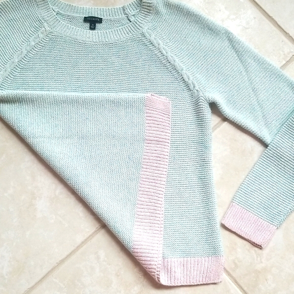 Talbots Linen-blend Pastel Sweater - Picture 4 of 4